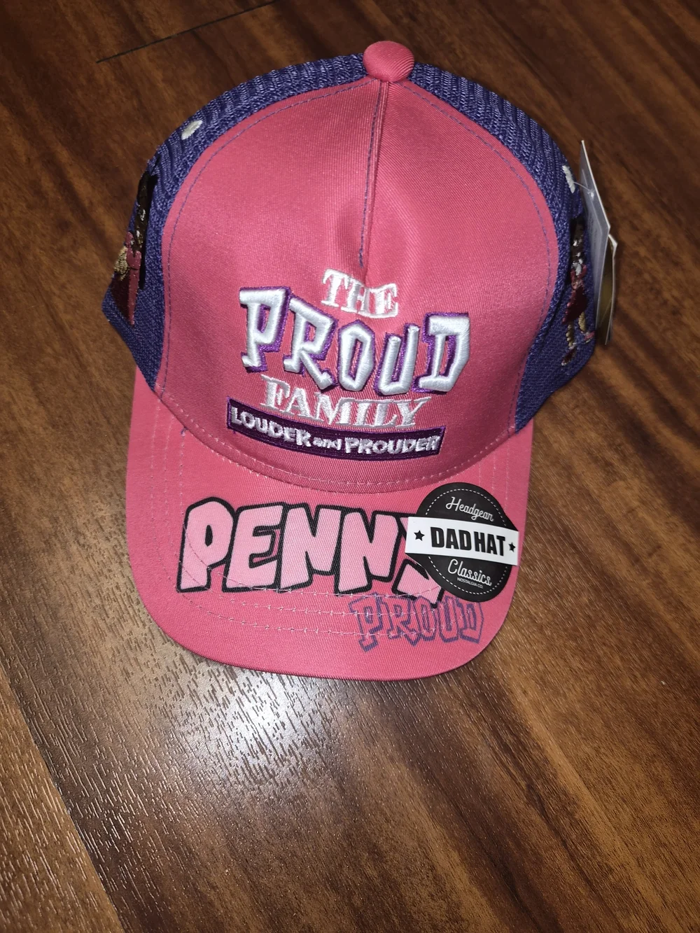 Kids Pink & Purple 'The Proud Family' Baseball Hat